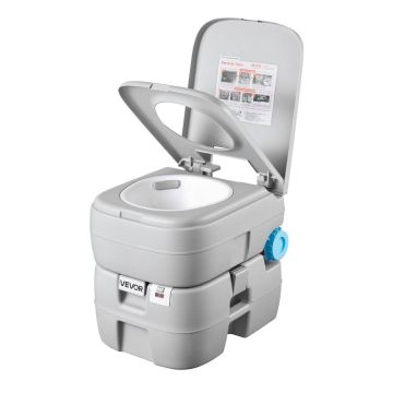 Переносной туалет VEVOR Air pump30L, бак для отходов 30 л, 530 × 400 × 455 мм
