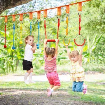 Nindzių kliūčių ruožo rinkinys, rinkinys, 50 × 2 coliai