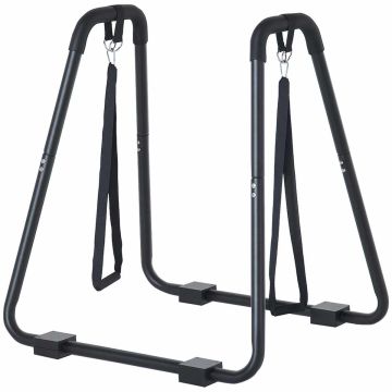 Atsispaudimų stovas Homcom 90x81x92,5cm., juodos spalvos