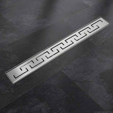 Linijinis drenažas Befliesbar iš nerūdijančio plieno su sifonu, 100 cm.
