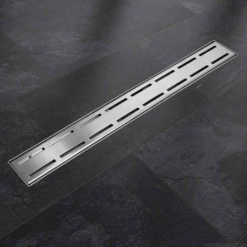 Linijinis drenažas Befliesbar iš nerūdijančio plieno su sifonu, 150 cm.