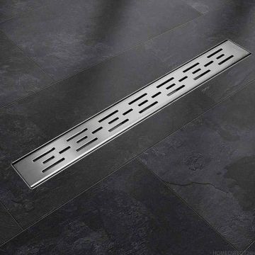 Linijinis drenažas iš nerūdijančio plieno su sifonu, 70 cm.