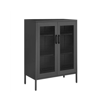 Bufetas 80x40x105cm., juodos spalvos