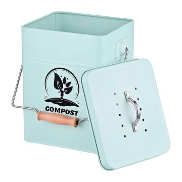 Organinių atliekų konteineris Relaxdays, 6 l, 20,5 × 25 × 17,5 cm