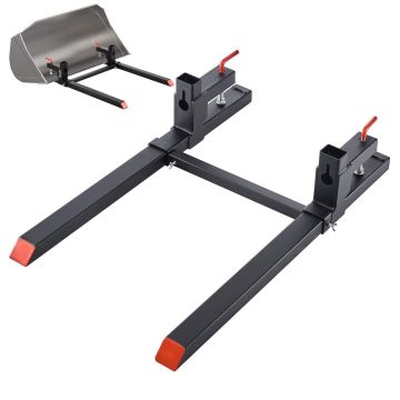 Pallet forks VEVOR HC43-2-KT, with adjustable stabilizer, 1090 × 230 × 80 mm
