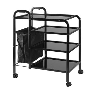 Assistive trolley ASYSTOR PRO INK 1031, 4 shelves, 85 × 69 × 43 cm