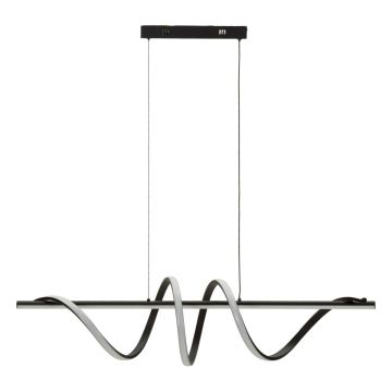 Pakabinamas LED šviestuvas SPIRAL, Reguliuojamas aukštis, Juoda/balta, 101 × 30 × 25 cm