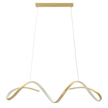 Pakabinamas LED šviestuvas UTER, Juoda/balta, 80 × 120 × 20 cm