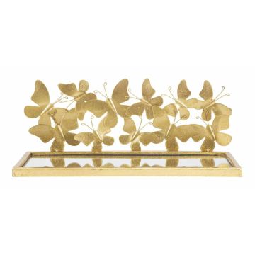 Pakabinamos lentynos Butterflies, 2 vnt, 43 × 16,5 × 19,2 cm