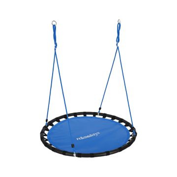 Pakabinamos lizdo formos sūpynės Relaxdays, Ø 120 × 5,5 cm