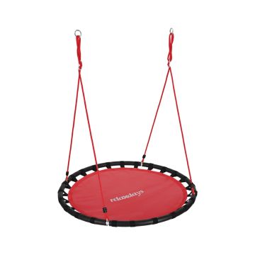 Pakabinamos lizdo formos sūpynės Relaxdays, Ø 120 × 5,5 cm