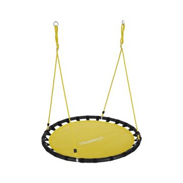 Pakabinamos lizdo formos sūpynės Relaxdays, Ø 120 × 5,5 cm