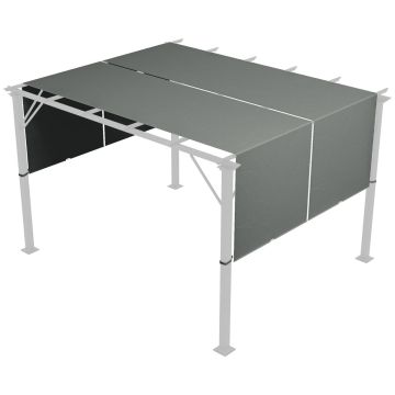 Replacement pergola roof, 2 panels, 488 × 122 cm