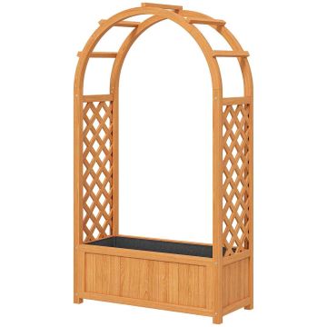 Raised bed with slats, 83 × 36 × 145 cm