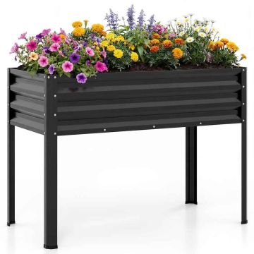 Raised bed, with legs, 142 l, 111.76 × 55.88 × 81.28 cm