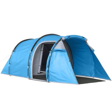 Палатка Outsunny 426x206x154см, синего цвета
