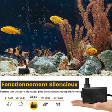 Panardinamas vandens siurblys, 1450 l/h, 30 W, 10 × 7,5 × 8 cm