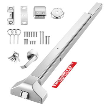 Panic exit device VEVOR A-UL600S, With external lever and 6 keys, 1045 × 153 × 66 mm