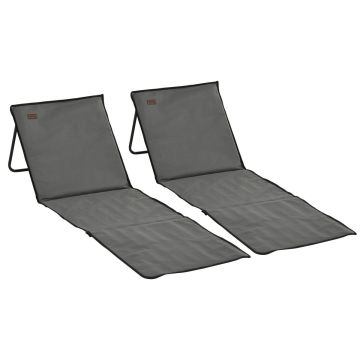Beach loungers, 2 pcs, 142 × 51 × 40 cm