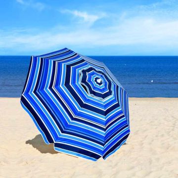 Beach umbrella, with adjustable angle, Ø 220 × 220 cm