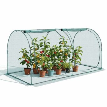 Crop cage VEVOR YJ-FHL005, With zippered door, 2489 × 1200 × 1200 mm