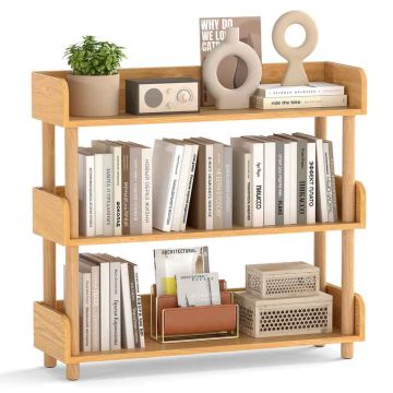 Build-in bookshelf, 3-tier, 80 × 74 × 24 cm