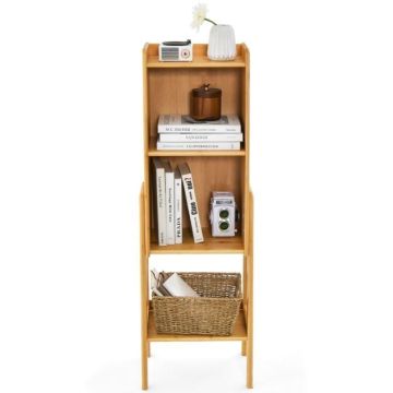 Freestanding bookshelf, 4 shelves, 26.5 × 114.5 × 34.5 cm
