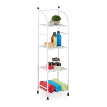 Pastatoma lentyna Relaxdays, 4 pakopos, 33 × 115 × 28 cm