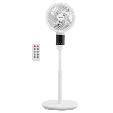 Standing fan VEVOR, 9 speeds, 4 modes, White