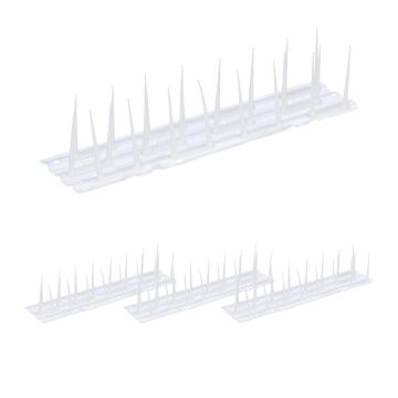 Paukščių atbaidymo smaigai Relaxdays, 4 vnt., 3 eilės, 40 × 9 × 0,5 cm