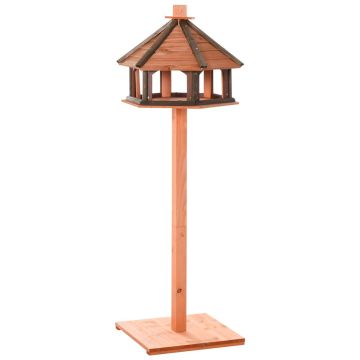 Кормушка для птиц PawHut 52x130см, светло-коричневого цвета