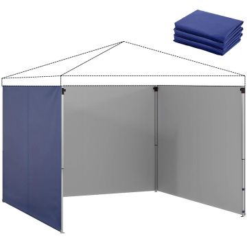 Боковые панели для беседки, 3 шт., для беседки 3 × 3 м, 300 × 200 см