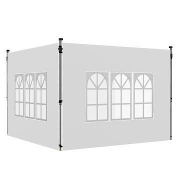 Pavėsinės šoninių panelių rinkinys, 2 vnt, 295 × 195 cm