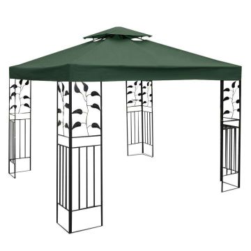 Arbour roof 3x3 m, weatherproof, with adhesive tape for installation