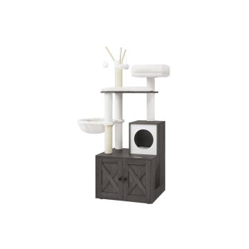 Когтеточка для кошек 81,6x61,2x140 см., цвет черно-коричневый