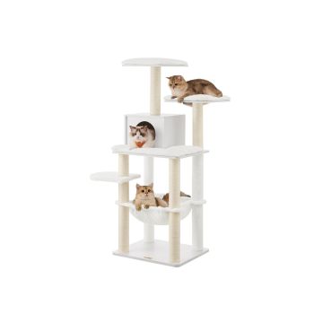 Когтеточка для кошек 72x64x138 см., бежевый/бежевый