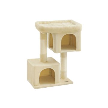 Когтеточка для кошек 68x48x101см., бежевая