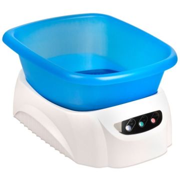 Pedicure tub Azzurro, with massage, 40 × 33 × 13/17 cm