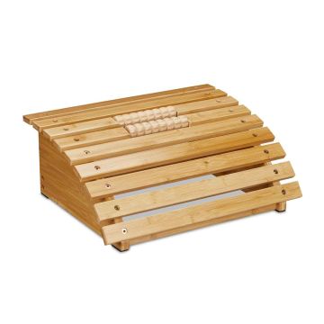 Pėdų masažuoklis Relaxdays 10048547.0, 4 ratukai, 40 × 16 × 32 cm