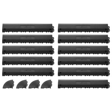 Transition edge set VEVOR PJGS-01, 11 pieces, Black, 32 × 15 × 8.5 cm