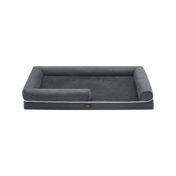 Лежанка для собаки 135x107x25см, серая