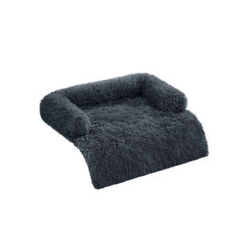 Лежанка для собаки 95x85x16см., темно-серая