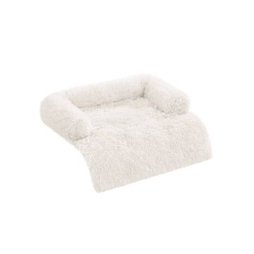 Лежанка для собаки 95x85x16см., белая
