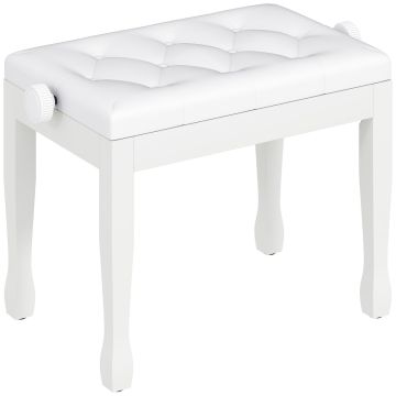 Pianino kėdė, reguliuojamo aukščio, 64 × 35 × 45–55 cm