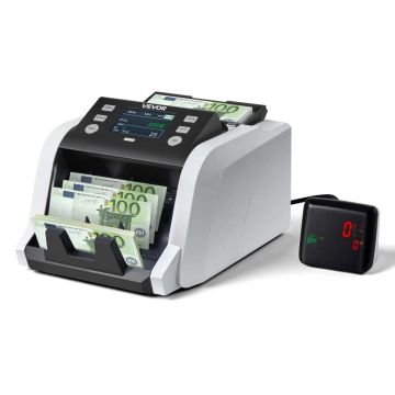 Money counting machine VEVOR WR-960, 1100–1200 banknotes/min, 340 × 250 × 200 mm