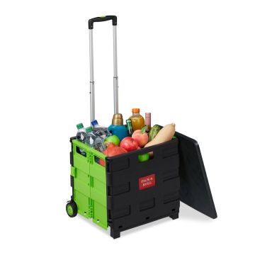 Pirkinių vežimėlis Relaxdays 10034377_53, iki 35 kg, 45,5 × 99 × 37,5 cm