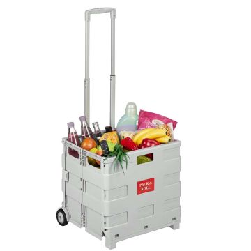 Pirkinių vežimėlis Relaxdays, sulankstomas, iki 30 kg, 100 × 42 × 37 cm