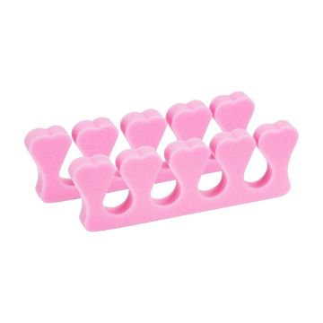 Разделители пальцев для педикюра, 100 шт, Розовый, 9,7 × 2,7 × 0,8 см