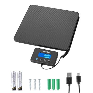 Platform scale VEVOR P6H, 10 g/100 g accuracy, 27.7 × 2.6 × 27.7 cm