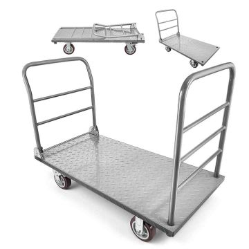 Платформенная тележка VEVOR PH7001, Грузоподъёмность 1202,02 кг, 122 × 92 × 61 см